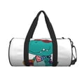 thumbnail image 2 of Disketp 45l Foldable Duffel Bag,Water-Resistant Sports Gym Bag,Portable Weekender Bag Lightweight For Travel,Fitness And Camping-Cute Dinosaur, 2 of 8