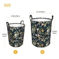 thumbnail image 3 of Fotbe Watercolor Floral Cesto de Ropa con Asas, Cesto Impermeable de Gran Capacidad, Bolsa de Lavado para Dormitorio, Cesto de Ropa con Ruedas y Asas-Medium, 3 of 6