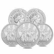 BRITISH ROYAL MINT Lot of 5 - 2022 Great Britain 1 oz Silver Music Legends The Rolling Stones Coin .999 Fine BU