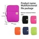 thumbnail image 4 of Qarigey Bolsa de papel para archivos A4, carpeta de almacenamiento de tela Oxford para documentos de sala de reuniones, bolsa con cierre de Bolsas de mensajero y de hombro Rosa roja, 4 of 6