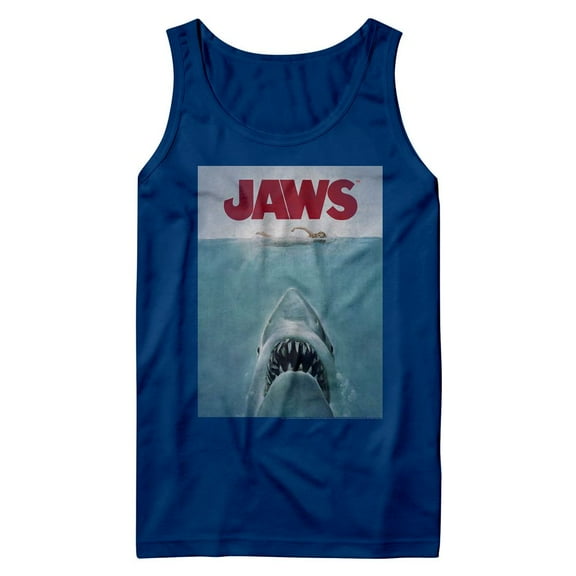 Jaws Poster Royal Adult Tank Top