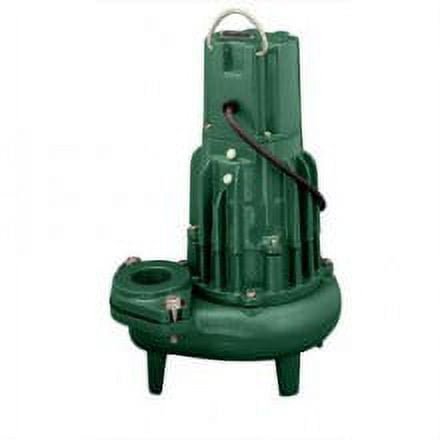 Zoeller 284-0006, Zoeller 284-0006, Model G284, Waste-Mate 280 Series, Sewage Pump, 1 HP, 460 Volts, 3 Phase, 179 GPM Max