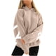 thumbnail image 2 of Fashiona Sudadera con capucha y estampado de letras para mujer Tez M, 2 of 4