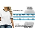 thumbnail image 6 of MOSHU Dressy Women Tops Crewneck Blouses for Women Striped Colorblock Short Sleeve Shirts Casual Summer Tops, 6 of 8