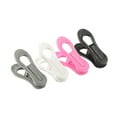 thumbnail image 5 of Qumonin Non-Slip Polypropylene Tier Pants & Skirts Hanger Clips, Black, 25 Pieces, 5 of 6