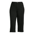 thumbnail image 5 of Dollhouse Womens Junior Plus Wide Leg Crop, 5 of 5