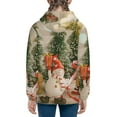 thumbnail image 6 of Naloa Holiday Christmas Stars Teenage Zipper Hoodie, Long Sleeve Zip Up Hoodies Casual Jackets Tops for 7-12 Years-Small, 6 of 6