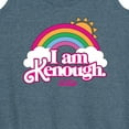 thumbnail image 3 of Barbie The Movie - I Am Kenough Rainbow Clouds - Women's Racerback Tank Top, 3 of 5
