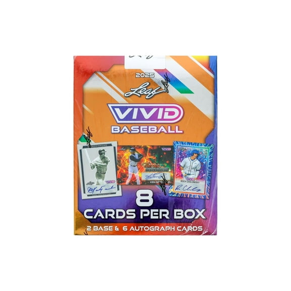 2025 Leaf Vivid Baseball Hobby Box