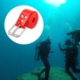 thumbnail image 3 of jinwen 1.3M Cuttable Silicone Weight Belt With Stainless Steel Buckle diving Diving Red, 3 of 9