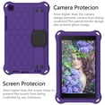 thumbnail image 5 of Galaxy Tab A 8.0 (T290 T295) 2019 Case, Allytech Silicone Rugged Shockproof Heavy Duty Protective Silicone Back Cover with Kickstand Pencil Holder Shoulder Strap Case Cover for Kids Kiddie, Purple, 5 of 7