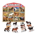 thumbnail image 1 of 12 caballos coleccionables de Toy Melissa & Doug Pasture Pals con granero, 1 of 9