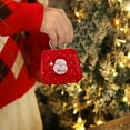 thumbnail image 4 of Wovilon Christmas Decorations Tinplate Handbag Candy Box Children's Gift Small Tin Box Mini Handbag, 4 of 6