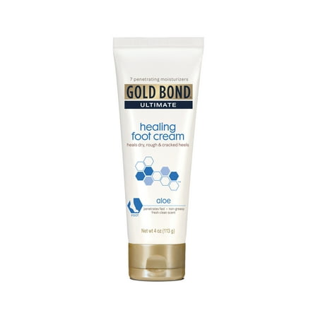 Gold Bond Ultimate Healing Foot Cream, 4 oz (Best Product For Dry Cracked Heels)