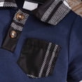thumbnail image 6 of JUMEYU Baby Boy Clothes Newborn Baby Boys Girls Romper Short Sleeve Romper Jumpsuit Outfit 0 3 6 9 12 18 24 Months (Blue,1-3 Months), 6 of 9