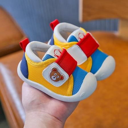 

Quealent Baby Girl Shoes Baby Booties Lace Up Shoes with Fleece Cozy Lining Yellow 6