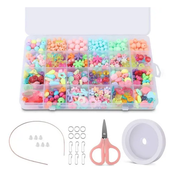 Juguete Con Cuentas Para Collares Y Pulseras De Niña Malubero Malu2261