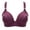B-Purple, variant on zuwimk Bras For Women,Front Button Bra Front Closure Everyday Sports Bras Comfort Wireless Cotton Bras for Women Z-Red,46