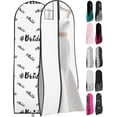 thumbnail image 1 of Shiyou-sac de Vêtements pour Robe et Robe pour Femmes -72”x24” et 10” Sacs de Bal à Gousset Effilés, Blanc, Taille Unique, Mode, 1 of 4
