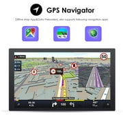 Sehmtoo Car Radio Sehmtoo Car Stereo CarPlay Head Unit for Peugeot 406 1995-2005 Android Auto Touch Screen Sat Navi Bluetooth WiFi Radio Player (Silver frame)