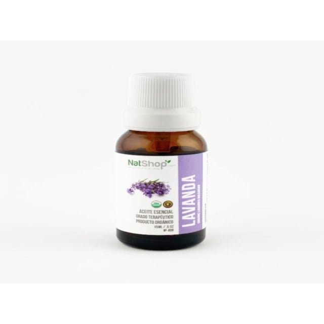 ACEITE ESCENCIAL DE LAVANDA, 100% ORGÁNICO Natshop ACEITE ESCENCIAL DE LAVANDA, 100% ORGÁNICO