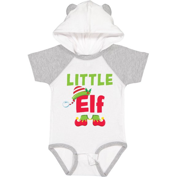 Inktastic Christmas Little Elf Boys or Girls Baby Bodysuit