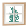 thumbnail image 1 of Année de Moutons Animaux Chine Zodiac Cadre Mur Table Affichage 4 Ouvertures Image, 1 of 3