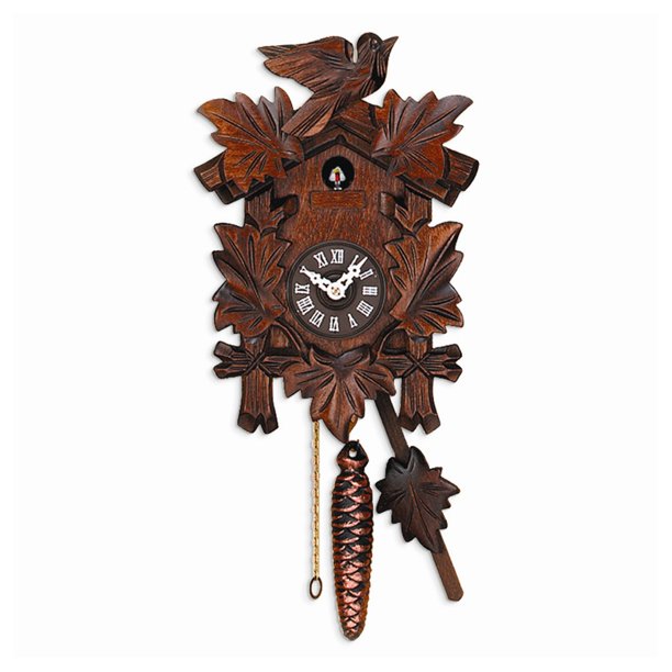 Bird and Leaves Quarter Call Cuckoo Clock