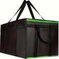 thumbnail image 3 of Red  Food Delivery Bag,1pc Insulated Food Delivery Bag for Pizza Delivery, Grocery- Cooler Bag, Food Warmers for Parties, Catering Supplies for Doordash, Thermal Bags for Cold And Hot Food Carrier, 3 of 9