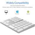 thumbnail image 2 of Tecla numérica Bluetooth JOYEKY, 34 teclas, USB C, recargable, 2 of 6