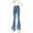 Blue a1, variant on UQJfacai Girls Flare Jeans Teen Bell Bottom Denim Pants Kids Flared Cute Bootcut High Elastic Waist Trousers with Pockets 5-15 Years