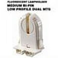 thumbnail image 2 of Leviton 13653-WWP Medium Bi-Pin T8 T12 Wide-Wing Snap-In Slide-On Fluorescent Lampholder, 2 of 2