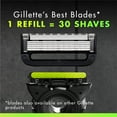 thumbnail image 4 of GilletteLabs Razor Blade Refills, 8ct Razor Cartridges, Razor Refills for Men Compatible with GilletteLabs Exfoliating Bar Razor and Heated Razor, 4 of 10