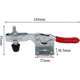 thumbnail image 2 of 2023 - 6 Pcs Gh-201b Horizontal Toggle Clamp, Toggle Clamp, Quick Release Clamp Capacity Quick Release Knee Lever Tensioners For Machinery, Woodworkin, 2 of 5