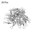 thumbnail image 3 of Giratorio de Carrete de Pesca, 30 Pcs 110lb Terminal de Acero al Carbono, Plateado, 3 of 6