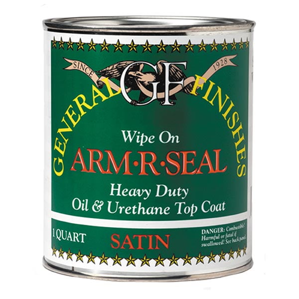 General Finishes Arm R Seal Top Coat, SemiGloss, Pint