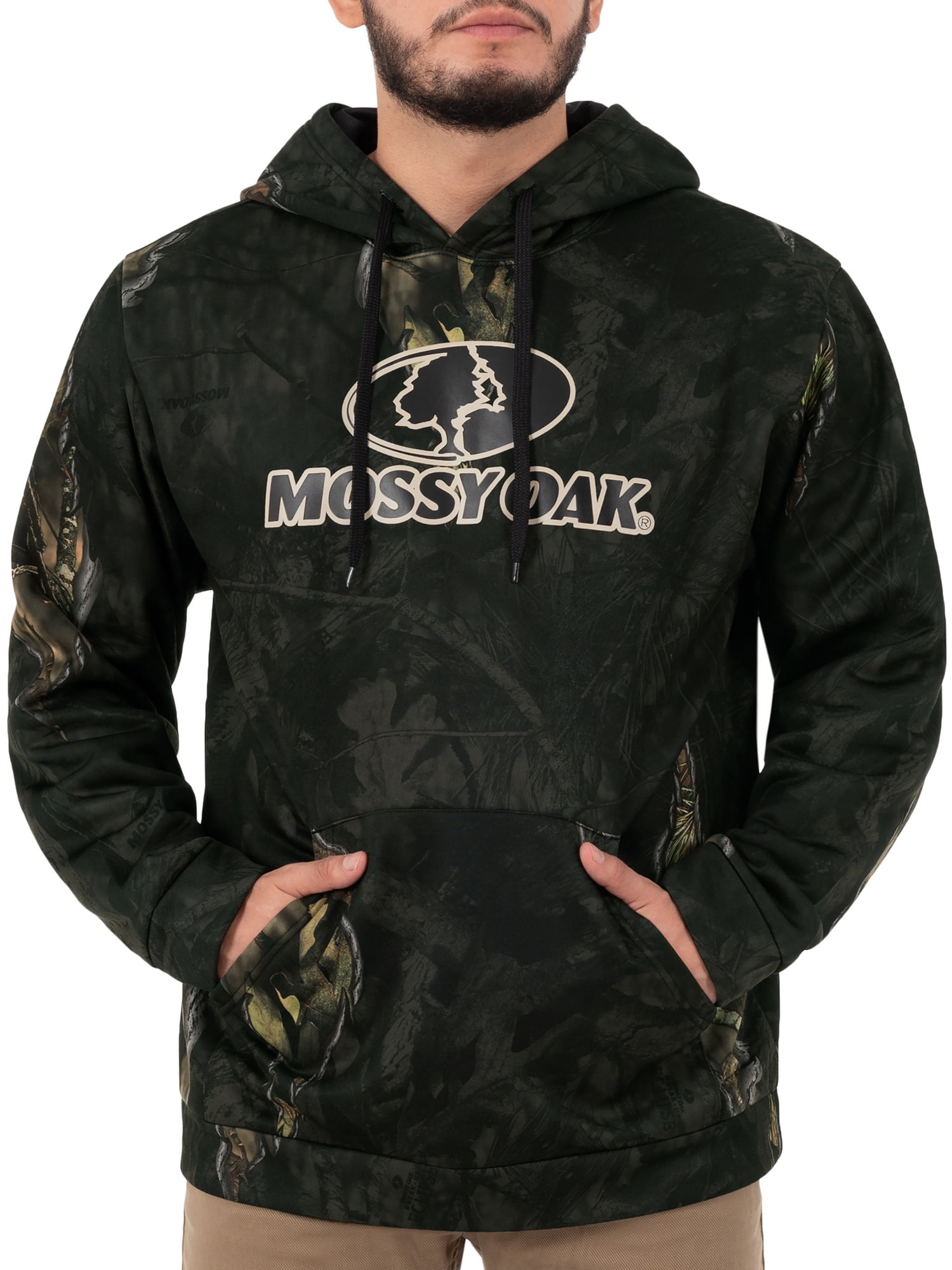 Mossy Oak - Mossy Oak Men's Camo Performance Pullover Fleece Hoodie - Walmart.com - Walmart.com