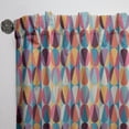 thumbnail image 3 of DESIGN ART Designart 'Circles and Triangles' Modern Curtain Single Panel 52 in. wide x 63 in. high - 1 Panel 63 Inches, 3 of 5