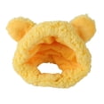 thumbnail image 4 of Disfraz de gato sombrero gorro de fiesta orejeras de protección contra el ruido para animales pequeños Yinane Tocados para gatos amarillo, 4 of 8