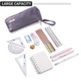thumbnail image 3 of Pencil Case Large Capacity Pencil Bag Pencil Cases Zipper Portable Pencil Storage Pouch Bagpurple, 3 of 7