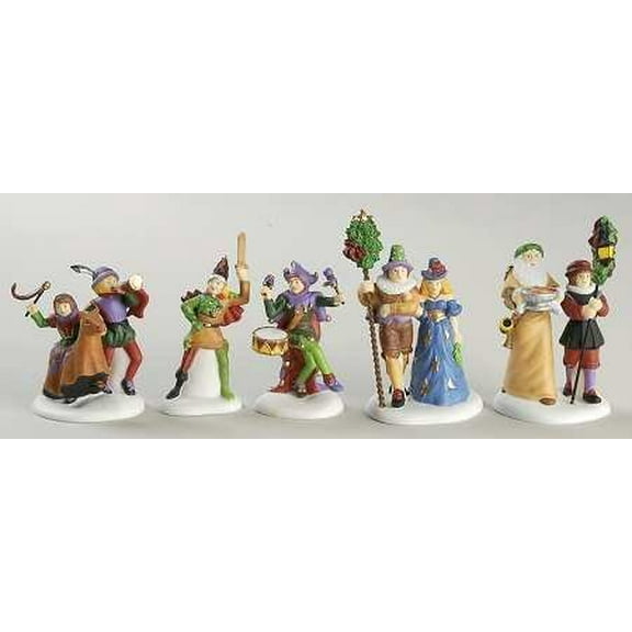 Department 56 Dickens Village Series Here We Come A-Wassailing 5 Pieces