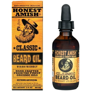 Honest Amish Classic Organic Beard Oil, 2 fl oz