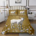 thumbnail image 1 of Erosebridal Cute Sheep Coverlet Set Queen, Bling Diamond Bedding Set, Rustic Farmhouse Animal Decor, 1 of 5