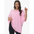 thumbnail image 6 of Women's Oversized T Shirts Summer Short Sleeve Loose Fit Casual Crewneck Plain Tops, 6 of 6