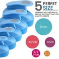 thumbnail image 4 of Circle Paper Punch, 5 Pcs Circle Punches For Paper Crafts, 5 Different Size Circle Hole Punch,rando random color, 4 of 5