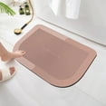 thumbnail image 6 of Cinvoph Diatomite Bath Mat, Soft Absorbent Bathroom Rug Non Slip, Quick Dry, Machine Washable Floor Carpet for Tub Shower, Home Decor 16"x24" Pink, 6 of 6