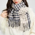 thumbnail image 4 of Neck Scarf Plaid Winter Scarf Classic Warm, 4 of 5