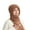 Khaki, variant on Women's Winter Thickened Warm Knit Hat Scarf Set Ear Protection Conjoined Hat for Daily Outdoor Wear