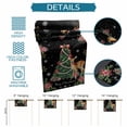 thumbnail image 6 of Christmas Deer Table Runner 108 Inches Long Farmhouse Dress Scarves, Winter Xmas Snowflakes Bow Tree Black Dining Tablerunner for Coffee Table/Kitchen Island/Party Décor, 13" x 108", 6 of 8