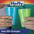 thumbnail image 6 of Hefty Party On Disposable Plastic Party Cups, Assorted Colors, 16 oz., 100 Count, 6 of 8